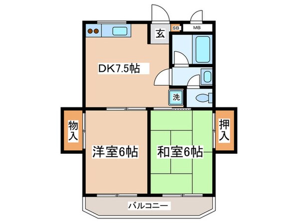 ビップロイヤルの物件間取画像